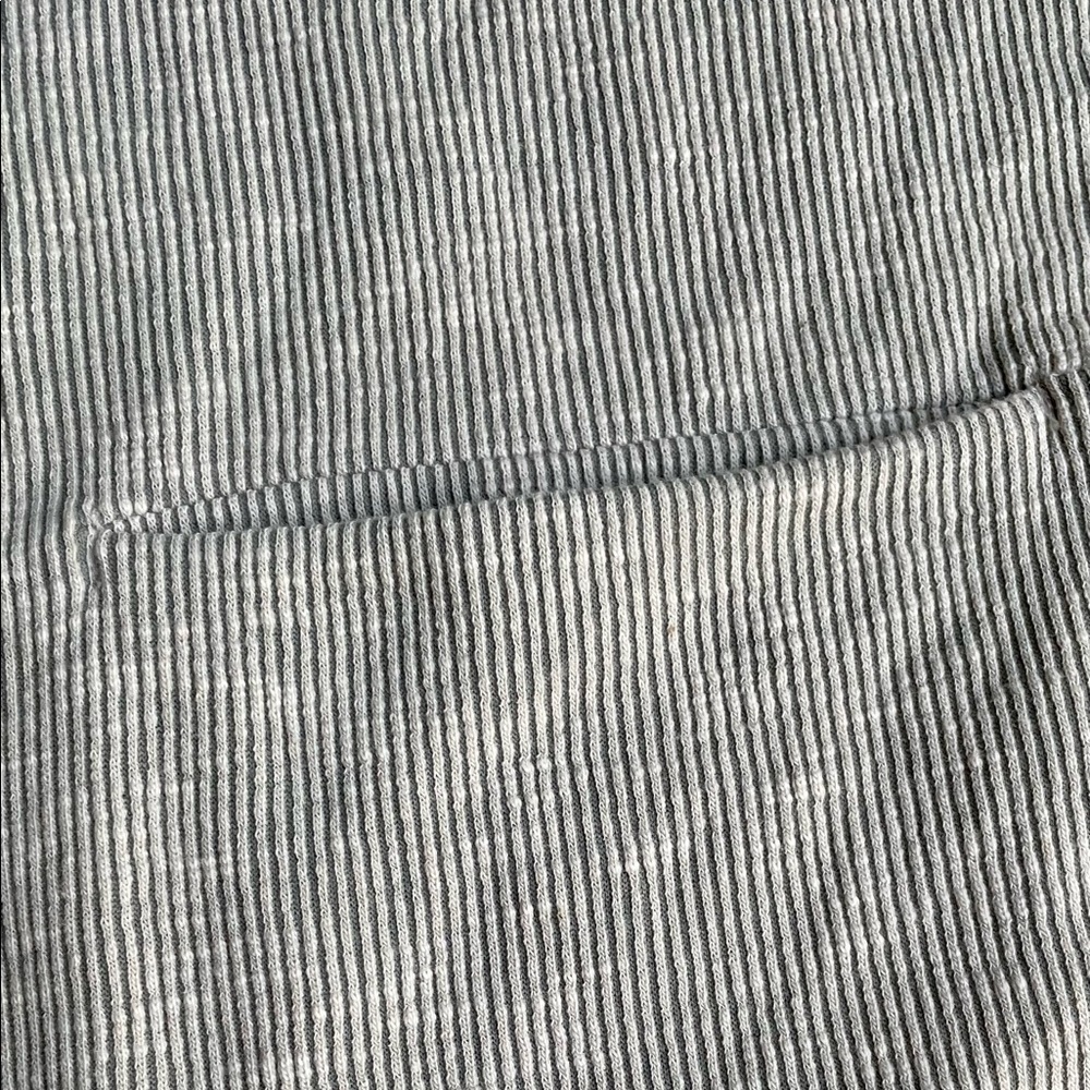 DONNI. Ribbed Sweater Coat Open Front Stretchy Ribbed Pockets Tan/Sand Color O/S - Picture 4 of 15
